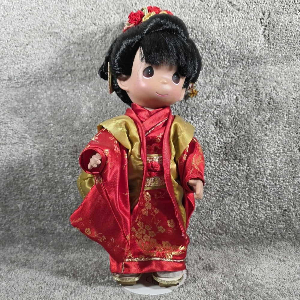 Precious Moments Doll‎ Japanese Kimono Geisha Girl Collectible Figurine